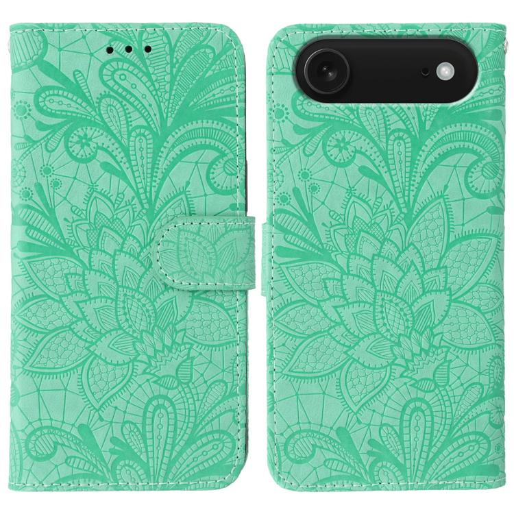 Lace Flower Embossing Flip Leather Phone Case, For iPhone 17 Pro Max, For iPhone 17 Pro, For iPhone 17, For iPhone 17 Air