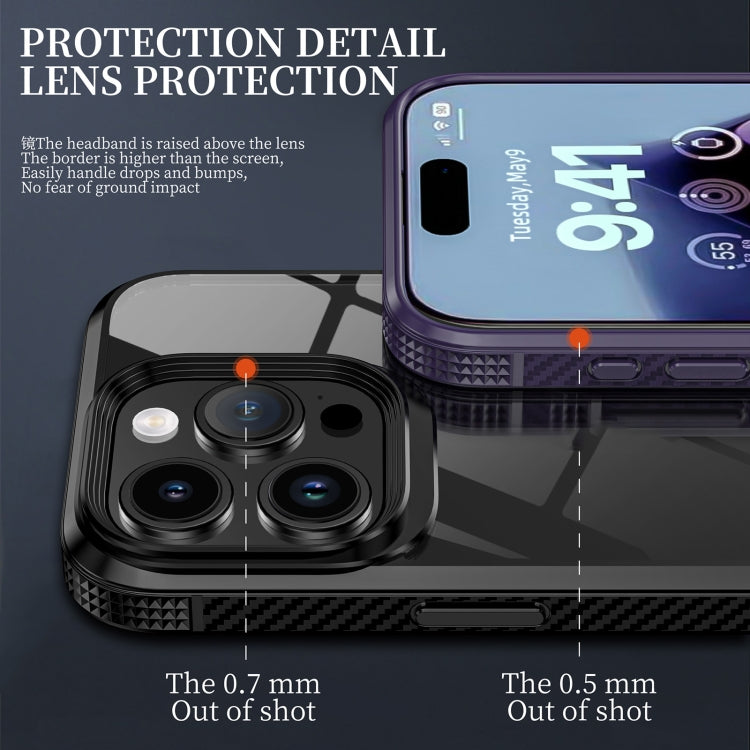iPAKY MG Series Transparent PC+TPU Phone Case, For iPhone 15 Pro Max, For iPhone 15 Pro, For iPhone 15 Plus, For iPhone 15