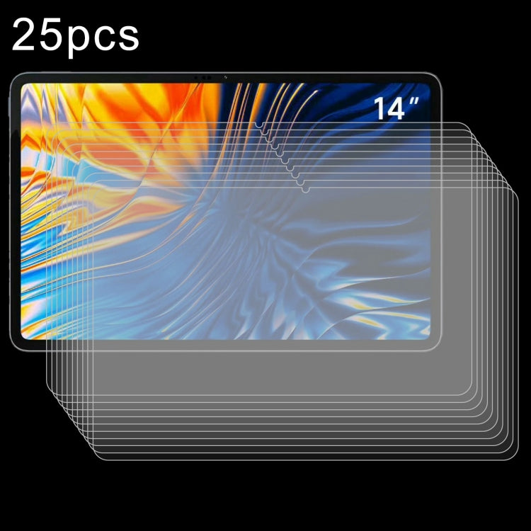 25 PCS/Pack 9H 0.3mm Explosion-proof Tempered Glass Film, For Xiaomi Pad 9 Pro Max 13.3 2026, For Redmi Pad 2 SE 9.7 2026 / Poco Pad C1, For Xiaomi Pad Mini/Redmi K Pad/Poco F Pad, For Redmi K Pad 2 8.8 inch 2026