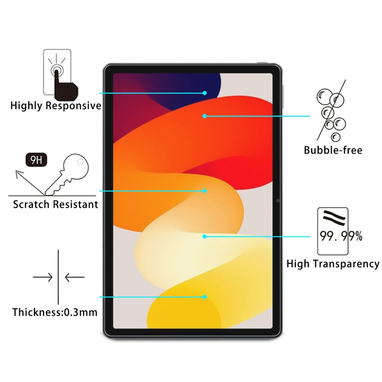 25pcs 9H 0.3mm Explosion-proof Tempered Glass Film