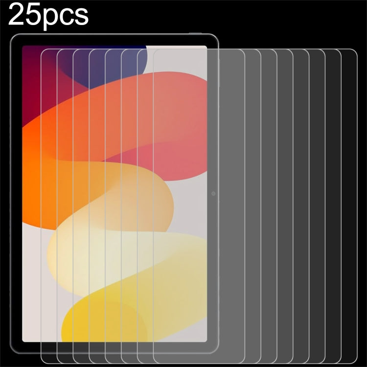 25 PCS/Pack 9H 0.3mm Explosion-proof Tempered Glass Film, For Xiaomi Pad 9 Pro Max 13.3 2026, For Redmi Pad 2 SE 9.7 2026 / Poco Pad C1, For Xiaomi Pad Mini/Redmi K Pad/Poco F Pad, For Redmi K Pad 2 8.8 inch 2026