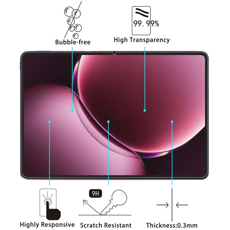 25 PCS/Pack 9H 0.3mm Explosion-proof Tempered Glass Film, For Xiaomi Pad 9 Pro Max 13.3 2026, For Redmi Pad 2 SE 9.7 2026 / Poco Pad C1, For Xiaomi Pad Mini/Redmi K Pad/Poco F Pad, For Redmi K Pad 2 8.8 inch 2026