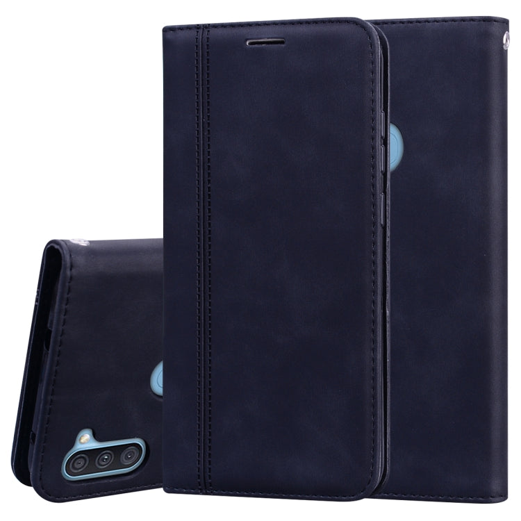 Frosted Business Magnetic Horizontal Flip PU Leather Case with Holder & Card Slot & Lanyard, For Samsung Galaxy A11, For Samsung Galaxy A20s, For Samsung Galaxy A30/A20, For Samsung Galaxy A31