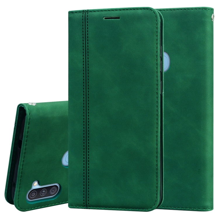 Frosted Business Magnetic Horizontal Flip PU Leather Case with Holder & Card Slot & Lanyard, For Samsung Galaxy A11, For Samsung Galaxy A20s, For Samsung Galaxy A30/A20, For Samsung Galaxy A31