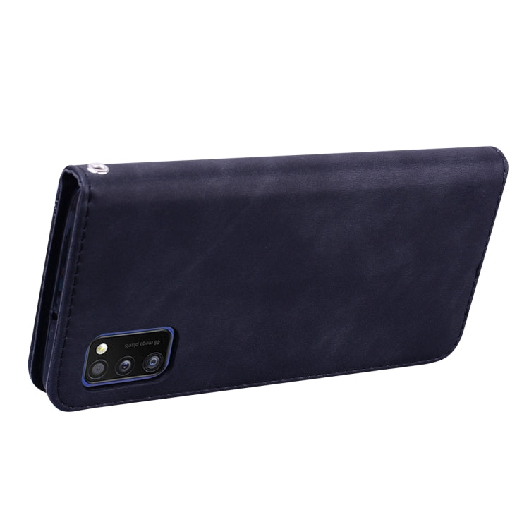 Frosted Business Magnetic Horizontal Flip PU Leather Case with Holder & Card Slot & Lanyard, For Samsung Galaxy A41, For Samsung Galaxy A50, For Samsung Galaxy A51, For Samsung Galaxy A70