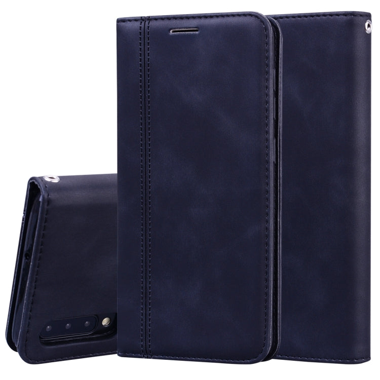Frosted Business Magnetic Horizontal Flip PU Leather Case with Holder & Card Slot & Lanyard, For Samsung Galaxy A41, For Samsung Galaxy A50, For Samsung Galaxy A51, For Samsung Galaxy A70