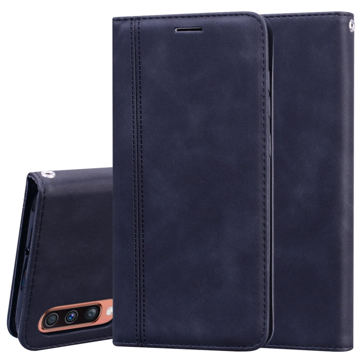Frosted Business Magnetic Horizontal Flip PU Leather Case with Holder & Card Slot & Lanyard, For Samsung Galaxy A41, For Samsung Galaxy A50, For Samsung Galaxy A51, For Samsung Galaxy A70