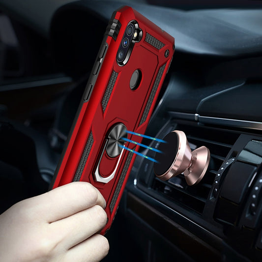 360-degree rotating stand holder detail for Galaxy A11 protective case