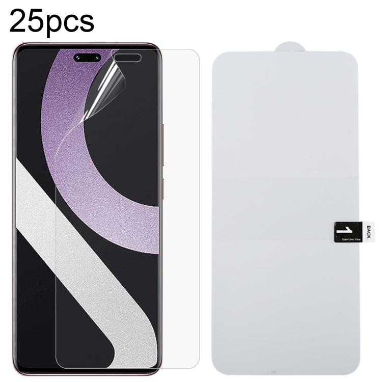 25pcs Full Screen Protector Explosion-proof Hydrogel Film, For Xiaomi Redmi K70 Pro / K70 Ultra, For Xiaomi Redmi K70 Pro Lamborghini, For Xiaomi Poco X6 Neo, For Xiaomi Redmi A3, For Xiaomi Redmi K70 / K70E, For Xiaomi Poco X6 5G