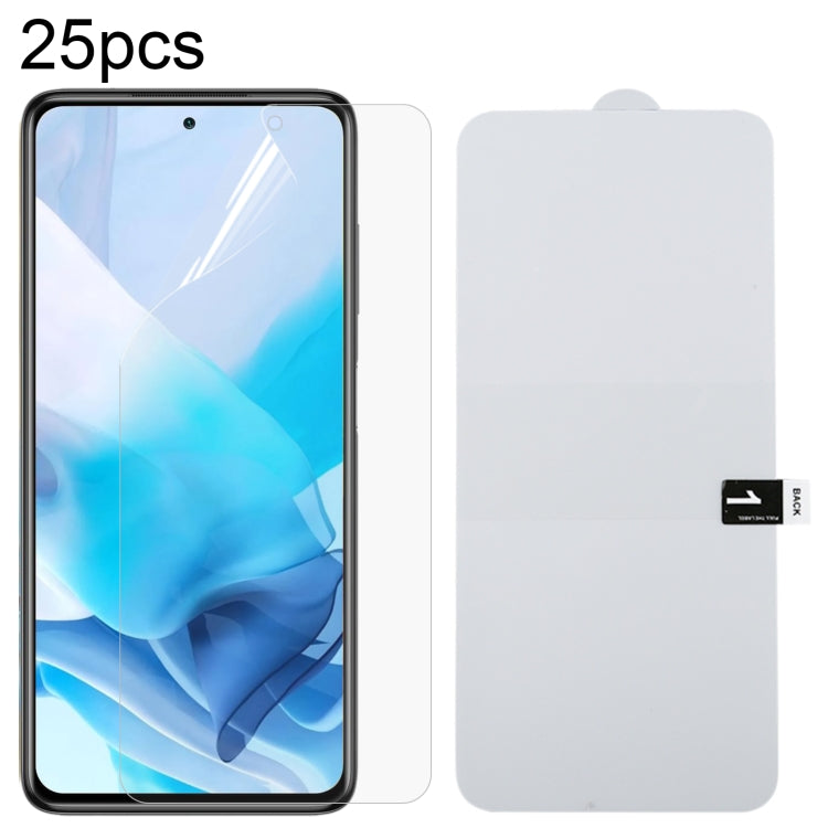 25pcs Full Screen Protector Explosion-proof Hydrogel Film, For Xiaomi Poco X7, For Xiaomi Redmi Turbo 4 Pro, For Xiaomi Redmi 14C 5G, For Xiaomi Poco X7 Pro, For Xiaomi Poco M7 Pro 5G, For Xiaomi Poco C75 5G, For Xiaomi Redmi K80 / K80 Pro             ...