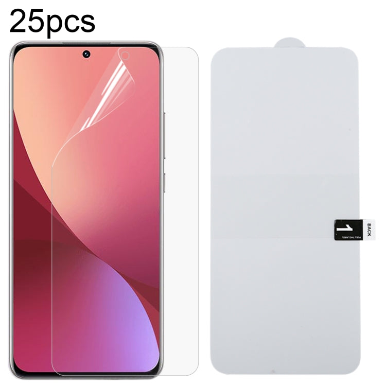 25pcs Full Screen Protector Explosion-proof Hydrogel Film, For Xiaomi Redmi K70 Pro / K70 Ultra, For Xiaomi Redmi K70 Pro Lamborghini, For Xiaomi Poco X6 Neo, For Xiaomi Redmi A3, For Xiaomi Redmi K70 / K70E, For Xiaomi Poco X6 5G
