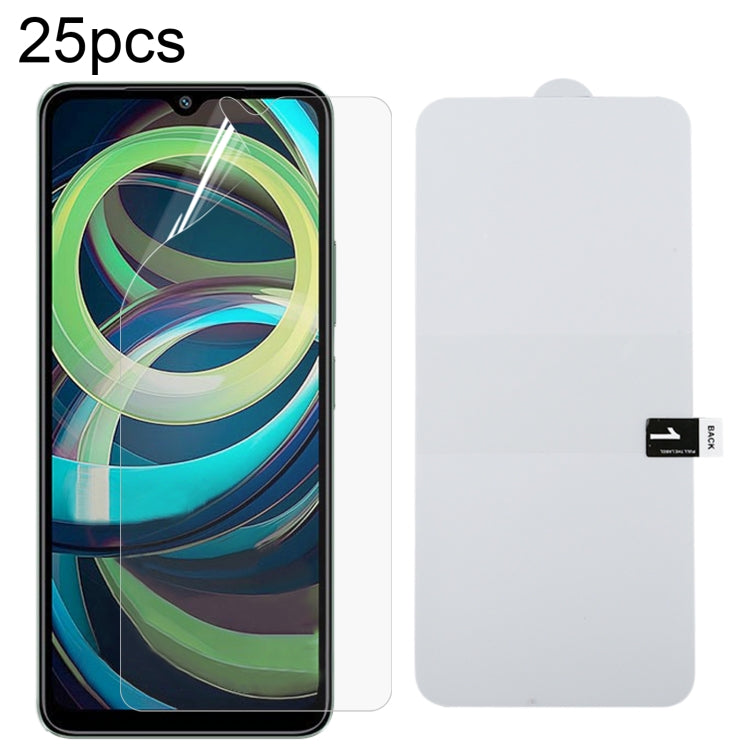 25pcs Full Screen Protector Explosion-proof Hydrogel Film, For Xiaomi Redmi K70 Pro / K70 Ultra, For Xiaomi Redmi K70 Pro Lamborghini, For Xiaomi Poco X6 Neo, For Xiaomi Redmi A3, For Xiaomi Redmi K70 / K70E, For Xiaomi Poco X6 5G
