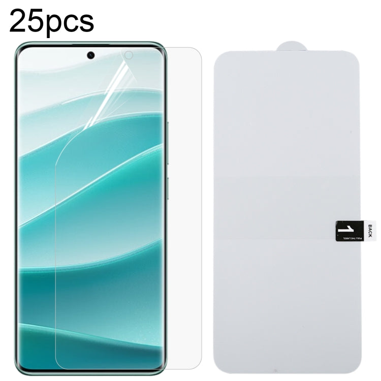 25pcs Full Screen Protector Explosion-proof Hydrogel Film, For Xiaomi 15T Pro 5G, For Xiaomi 15T 5G, For Redmi 15 4G 171.2mm, For Redmi 15 5G 169.5mm, For Xiaomi Poco C85 4G, For Redmi 15C 4G 171.5mm, For Redmi 15C 5G 173.1mm, For Redmi 15C 4G 173.1mm ...
