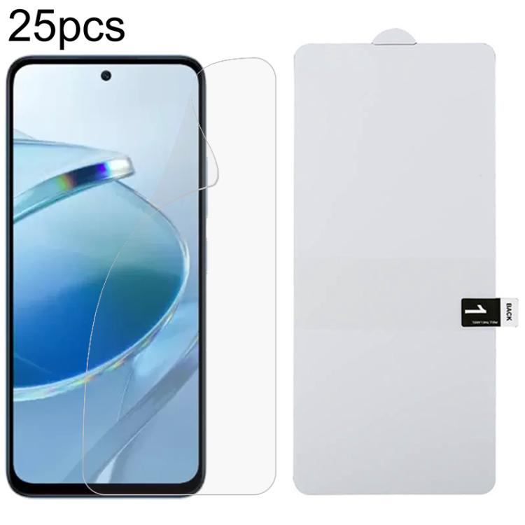 25pcs Full Screen Protector Explosion-proof Hydrogel Film, For Xiaomi Poco X8 Pro Max 5G, For Xiaomi Poco X8 Pro 5G, For Xiaomi Poco F8 Pro, For Redmi K90 Pro Max / Champion Edition, For Redmi K90, For Xiaomi 17 Pro Max, For Xiaomi 17 Pro, For Xiaomi 1...