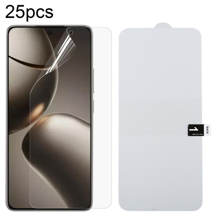 25pcs Full Screen Protector Explosion-proof Hydrogel Film