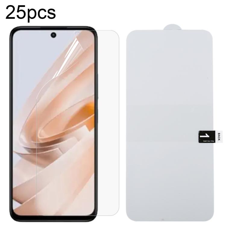 25pcs Full Screen Protector Explosion-proof Hydrogel Film