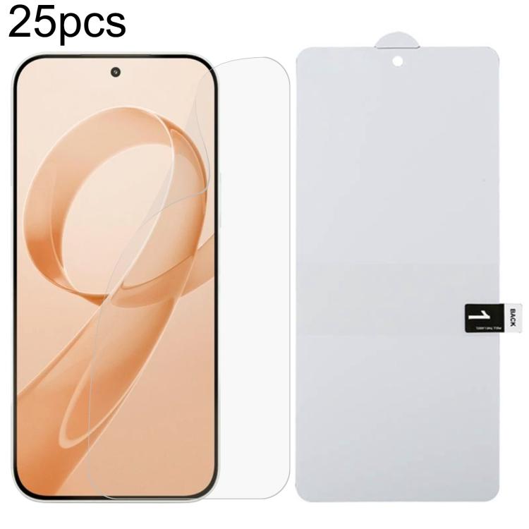 25pcs Full Screen Protector Explosion-proof Hydrogel Film, For Redmi A7 4G 171.8mm, For Redmi 17C 4G, For Redmi K90 Ultra 5G, For Redmi K100 Pro 5G, For Xiaomi 17 Max 5G, For Redmi K90 Max 5G, For Xiaomi Poco C81x 4G, For Xiaomi 17T Pro 5G