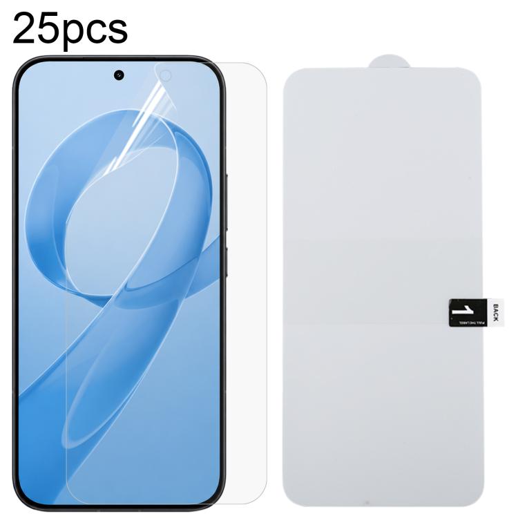 25pcs Full Screen Protector Explosion-proof Hydrogel Film, For Redmi A7 4G 171.8mm, For Redmi 17C 4G, For Redmi K90 Ultra 5G, For Redmi K100 Pro 5G, For Xiaomi 17 Max 5G, For Redmi K90 Max 5G, For Xiaomi Poco C81x 4G, For Xiaomi 17T Pro 5G
