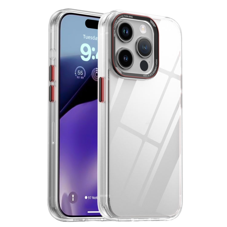 iPAKY MG Series Transparent PC+TPU Phone Case, For iPhone 15 Pro Max, For iPhone 15 Pro, For iPhone 15 Plus, For iPhone 15
