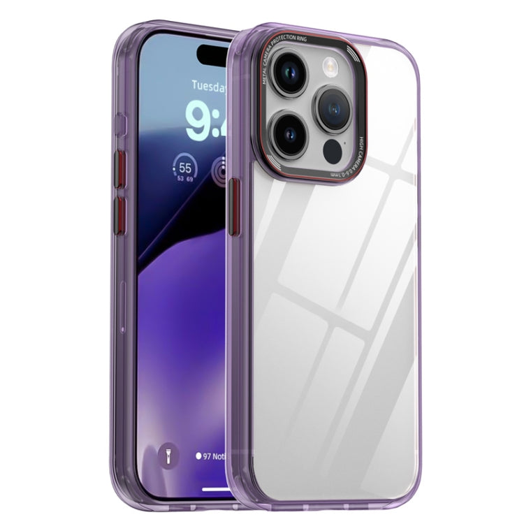 iPAKY MG Series Transparent PC+TPU Phone Case, For iPhone 15 Pro Max, For iPhone 15 Pro, For iPhone 15 Plus, For iPhone 15