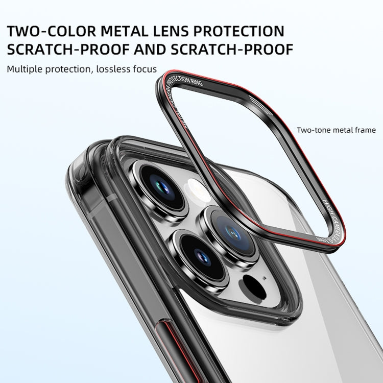 iPAKY MG Series Transparent PC+TPU Phone Case, For iPhone 15 Pro Max, For iPhone 15 Pro, For iPhone 15 Plus, For iPhone 15
