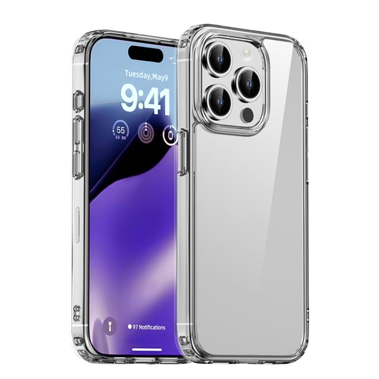 iPAKY XJ Series Transparent PC+TPU Phone Case, For iPhone 16 Pro Max, For iPhone 16 Pro, For iPhone 16 Plus, For iPhone 16, For iPhone 15 Pro Max, For iPhone 15 Pro