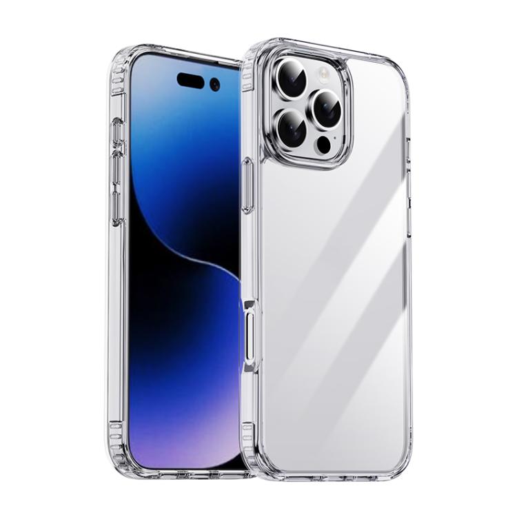 iPAKY XJ Series Transparent PC+TPU Phone Case, For iPhone 16 Pro Max, For iPhone 16 Pro, For iPhone 16 Plus, For iPhone 16, For iPhone 15 Pro Max, For iPhone 15 Pro
