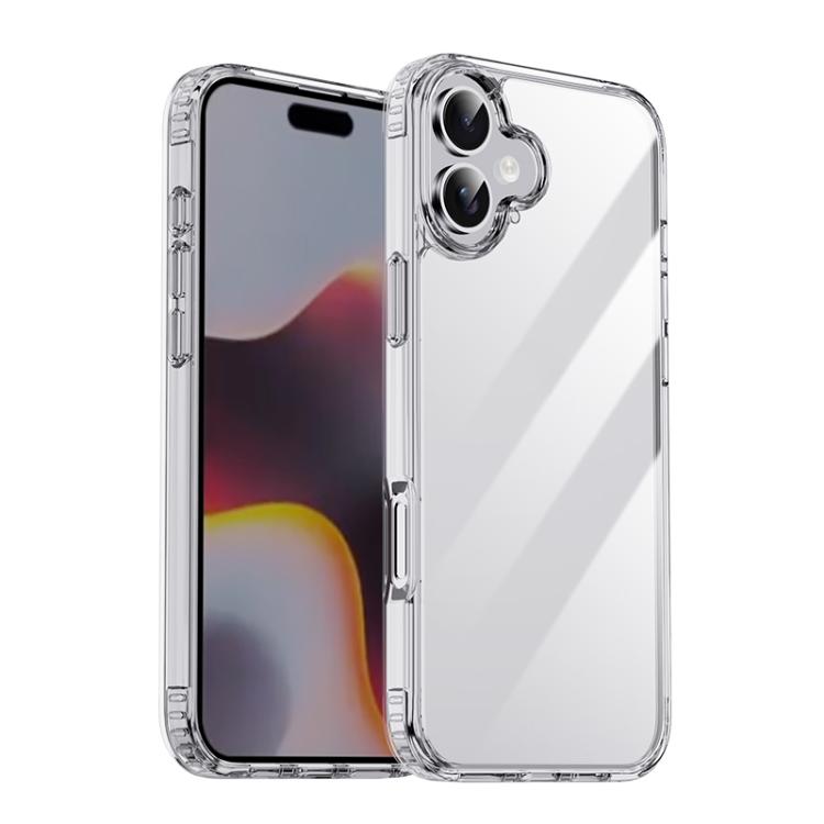 iPAKY XJ Series Transparent PC+TPU Phone Case, For iPhone 16 Pro Max, For iPhone 16 Pro, For iPhone 16 Plus, For iPhone 16, For iPhone 15 Pro Max, For iPhone 15 Pro