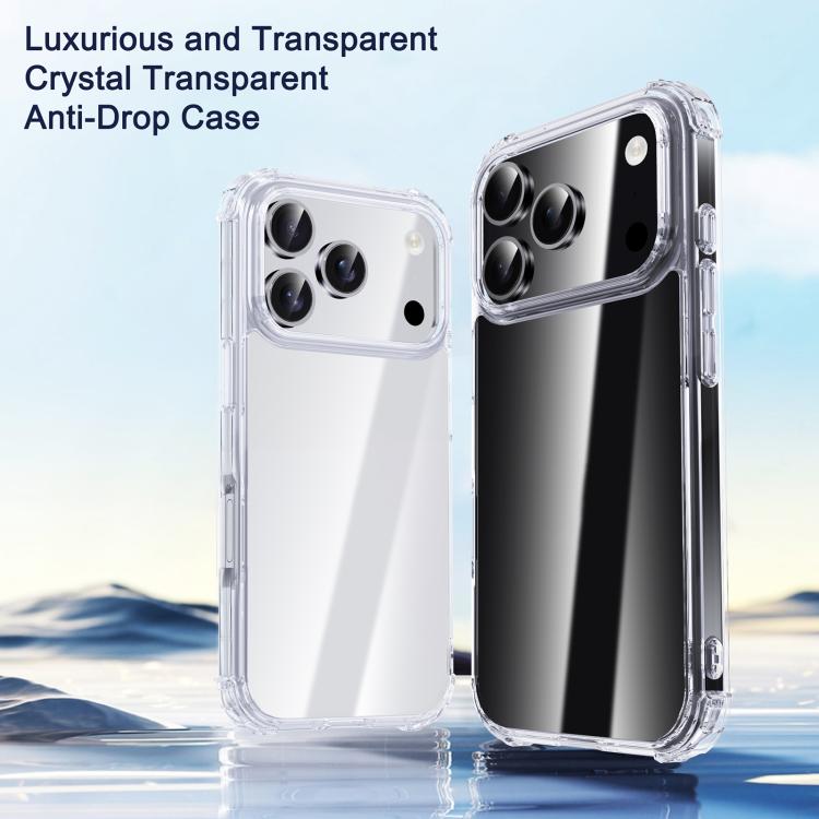 iPAKY XJ Series Transparent PC+TPU Phone Case, For iPhone 18 Pro / 17 Pro, For iPhone 18 Pro Max / 17 Pro Max, For iPhone 17, For iPhone Air, For iPhone 16 Pro Max, For iPhone 16 Pro, For iPhone 16 Plus, For iPhone 16, For iPhone 15 Pro Max            ...