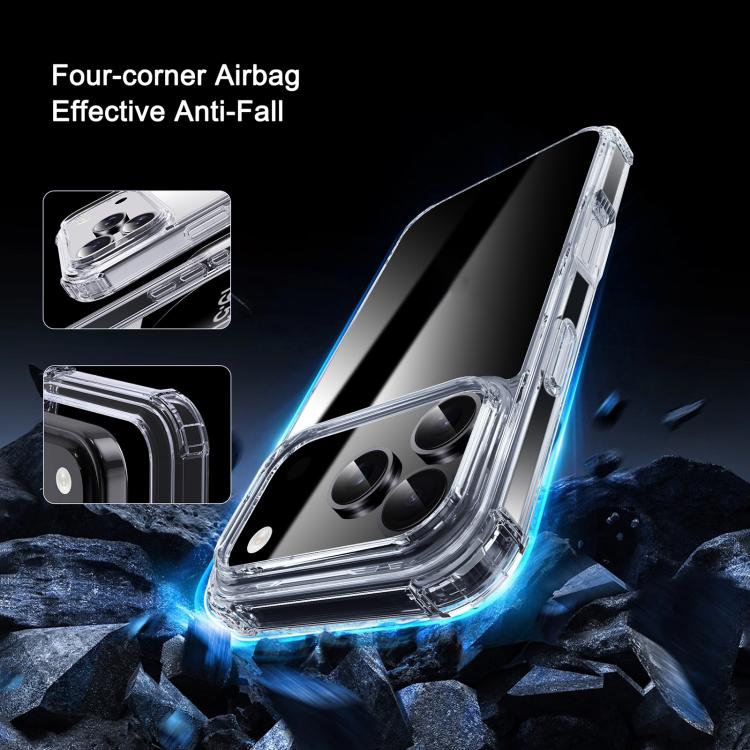 iPAKY XJ Series Transparent PC+TPU Phone Case, For iPhone 18 Pro / 17 Pro, For iPhone 18 Pro Max / 17 Pro Max, For iPhone 17, For iPhone Air, For iPhone 16 Pro Max, For iPhone 16 Pro, For iPhone 16 Plus, For iPhone 16, For iPhone 15 Pro Max            ...