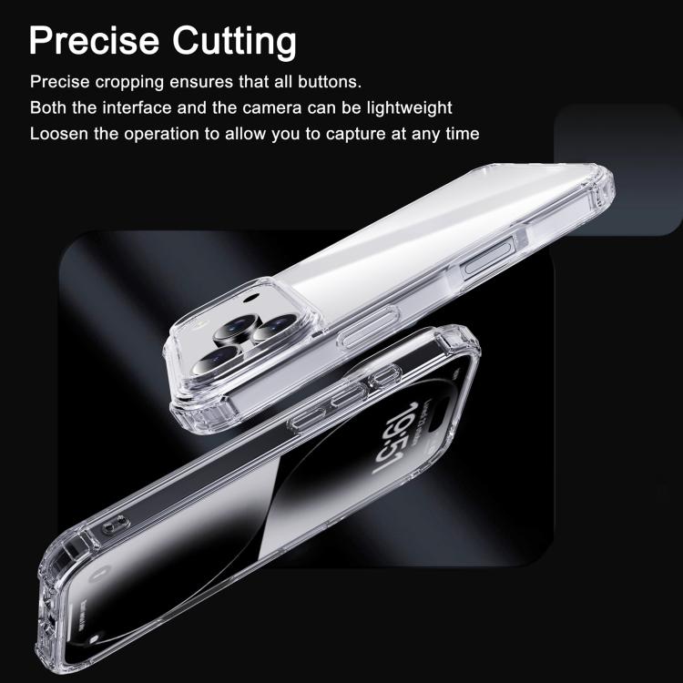 iPAKY XJ Series Transparent PC+TPU Phone Case, For iPhone 18 Pro / 17 Pro, For iPhone 18 Pro Max / 17 Pro Max, For iPhone 17, For iPhone Air, For iPhone 16 Pro Max, For iPhone 16 Pro, For iPhone 16 Plus, For iPhone 16, For iPhone 15 Pro Max            ...