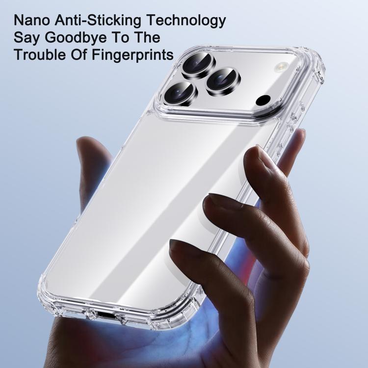 iPAKY XJ Series Transparent PC+TPU Phone Case, For iPhone 18 Pro / 17 Pro, For iPhone 18 Pro Max / 17 Pro Max, For iPhone 17, For iPhone Air, For iPhone 16 Pro Max, For iPhone 16 Pro, For iPhone 16 Plus, For iPhone 16, For iPhone 15 Pro Max            ...
