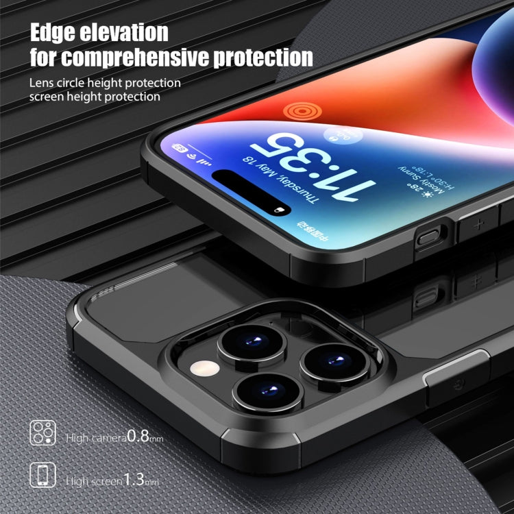 iPAKY YJ Series Transparent PC+TPU Phone Case, For iPhone 15 Pro Max, For iPhone 15 Pro, For iPhone 15 Plus, For iPhone 15