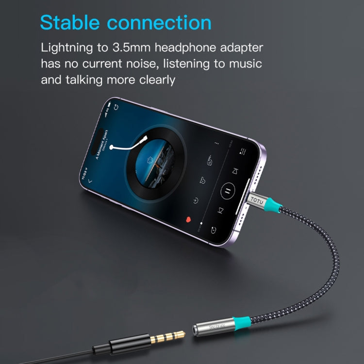 TOTU AD-2 8 Pin to 8 Pin + 3.5mm  Audio Adapter, 8 Pin to 8 Pin + 3.5mm