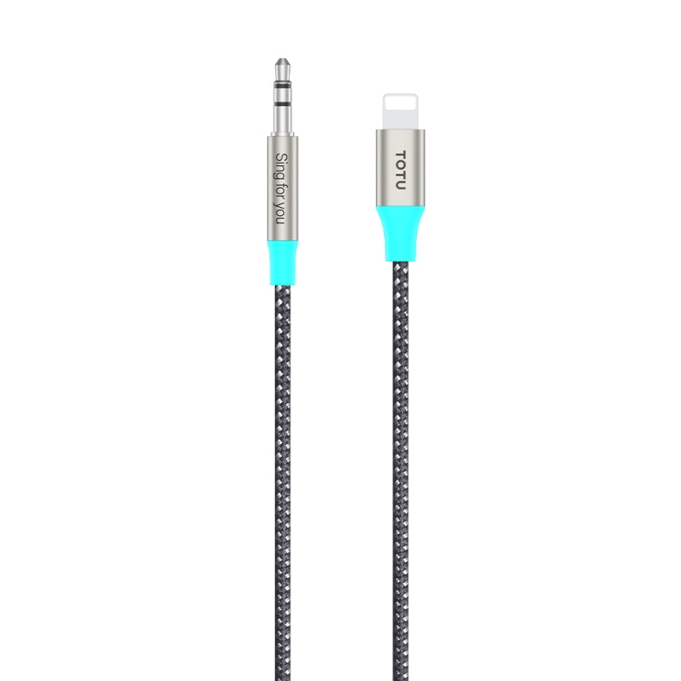 Câble adaptateur audio auxiliaire TOTU AD-4 8 broches vers 3,5 mm mâle, 8 broches vers 3,5 mm mâle