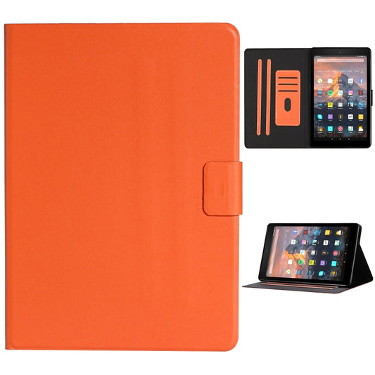 Premium leather flip case for Kindle Fire 7 and Fire HD 8 with card slots and stand