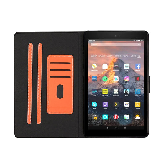Durable leather cover for Fire 7 2015-2019 and Fire HD 8 2016-2017 models
