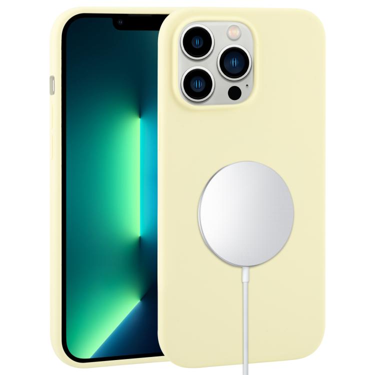 Liquid Silicone Full Coverage MagSafe Phone Case, For iPhone 13 Pro