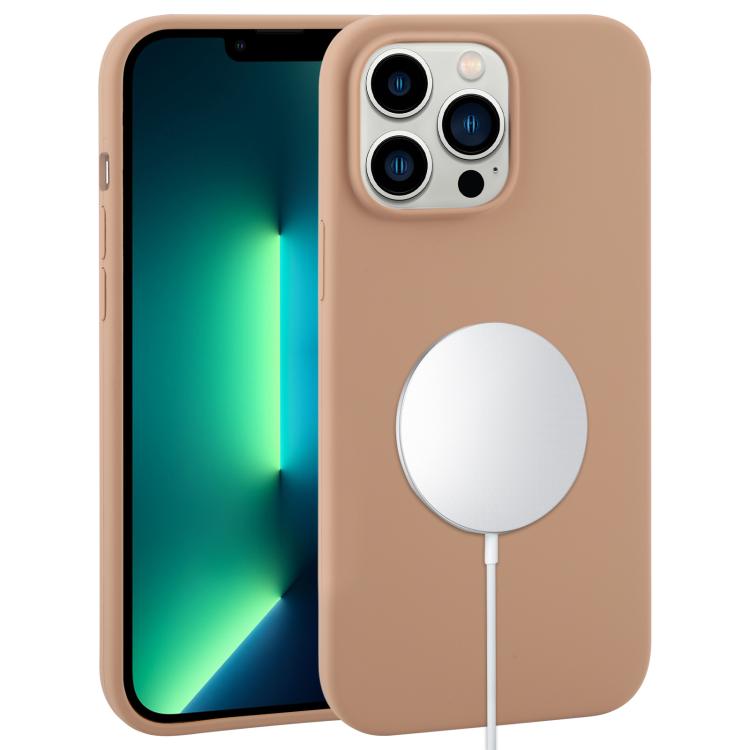 Liquid Silicone Full Coverage MagSafe Phone Case, For iPhone 13 Pro