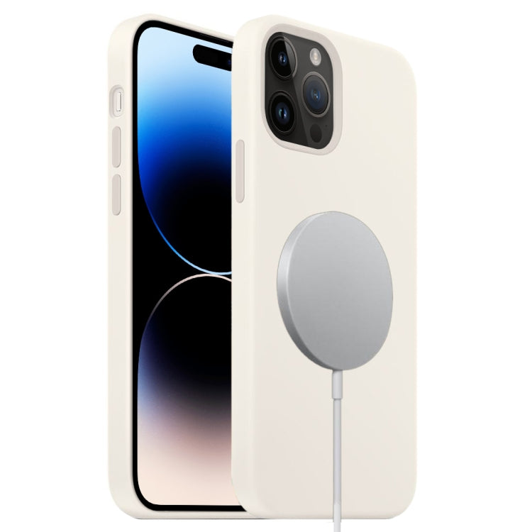 Liquid Silicone Full Coverage MagSafe Phone Case, For iPhone 14 Pro