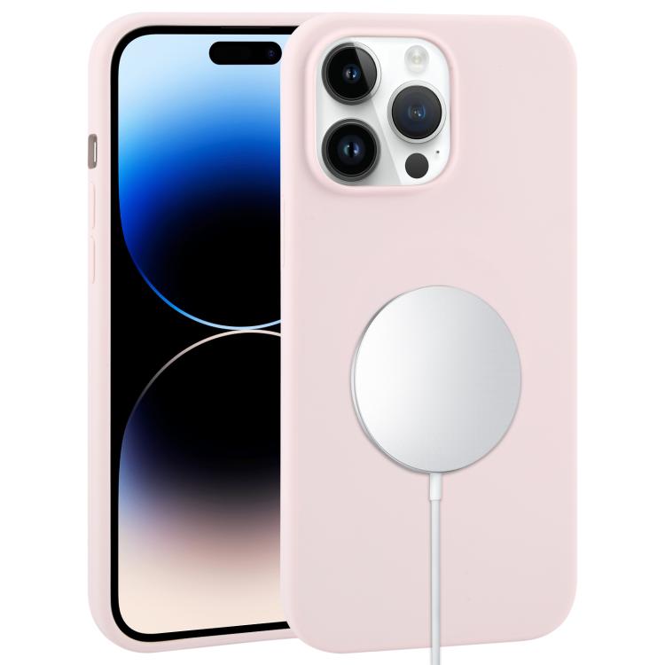 Liquid Silicone Full Coverage MagSafe Phone Case, For iPhone 14 Pro