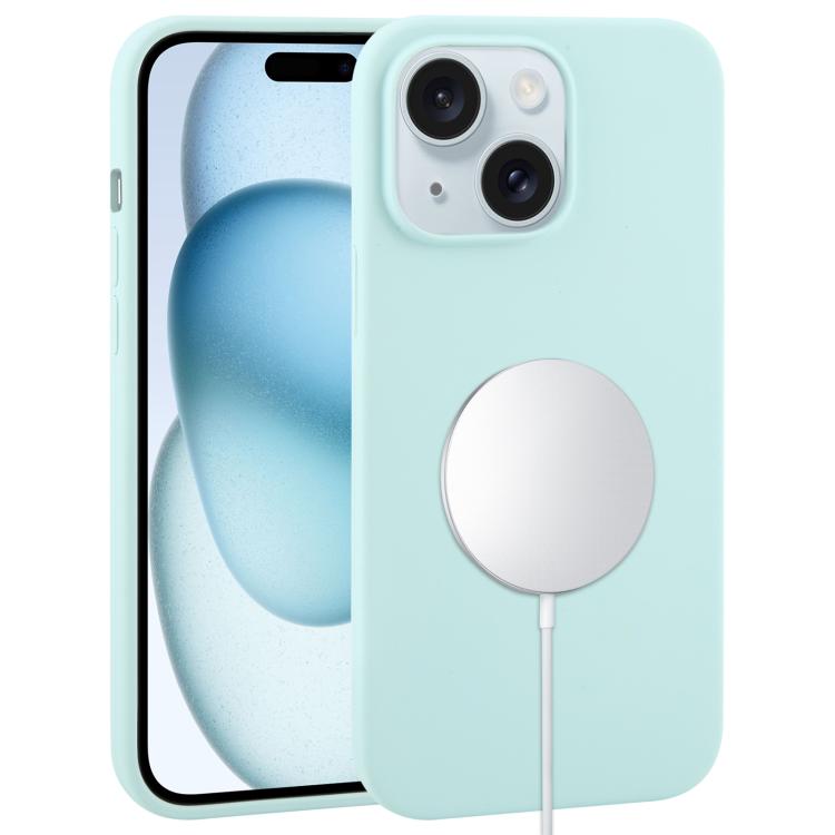 Liquid Silicone Full Coverage MagSafe Phone Case, For iPhone 15