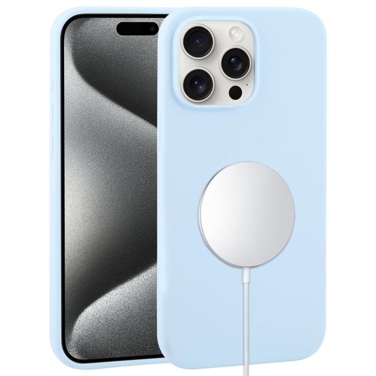 Liquid Silicone Full Coverage MagSafe Phone Case, For iPhone 15 Pro Max
