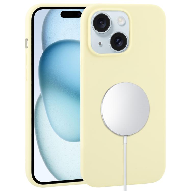 Liquid Silicone Full Coverage MagSafe Phone Case, For iPhone 15 Plus