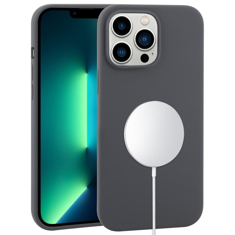 Liquid Silicone Full Coverage MagSafe Phone Case, For iPhone 13 Pro Max