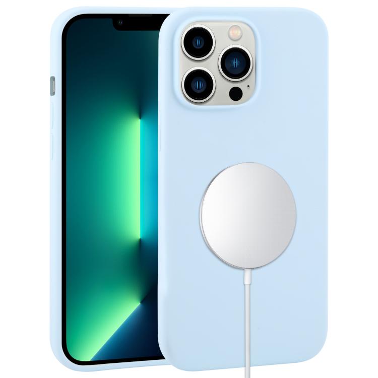 Liquid Silicone Full Coverage MagSafe Phone Case, For iPhone 13 Pro Max