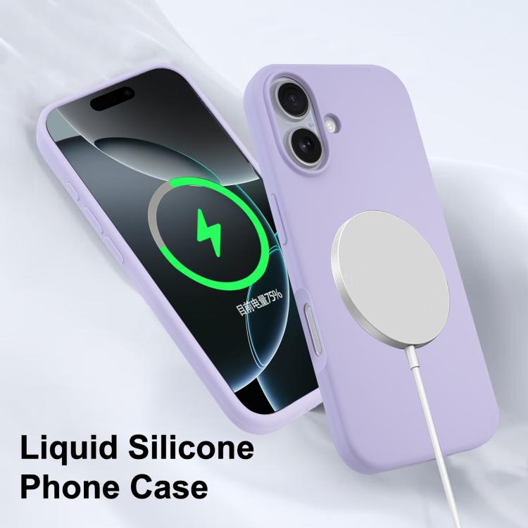 Liquid Silicone Full Coverage MagSafe Phone Case, For iPhone 13 Pro