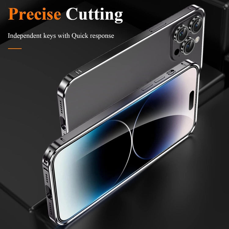 3 in 1 Ultra-thin Metal Frame + Lens + Film Phone Protection Set