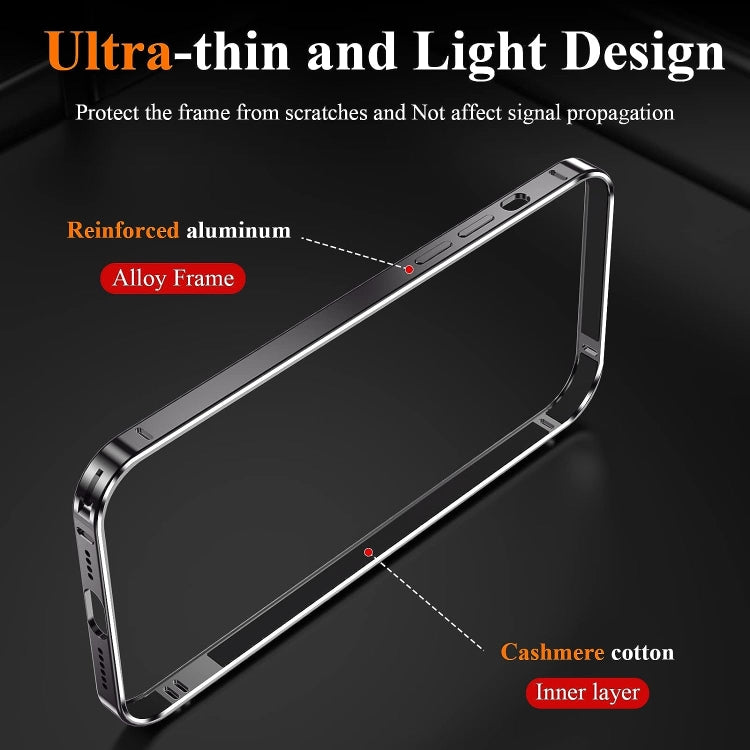 3 in 1 Ultra-thin Metal Frame + Lens + Film Phone Protection Set