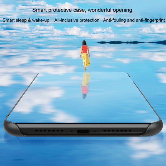 Reflective plated leather case iPhone 12 6.1 inch, protective flip design